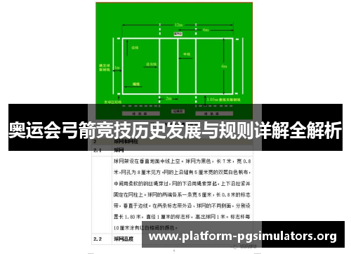 奥运会弓箭竞技历史发展与规则详解全解析