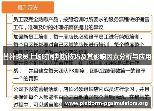 替补球员上场时间判断技巧及其影响因素分析与应用