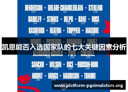 凯恩能否入选国家队的七大关键因素分析 凯恩能否入选国家队的七大关键因素分析